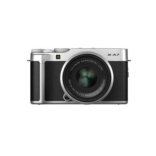 FUJIFILM FUJIFILM X-A7 XC15-45mmF3.5-5.6 OIS PZ F X-A7LK-S （シルバー） 富士フイルム Xシステム ミラーレス一眼カメラの商品画像