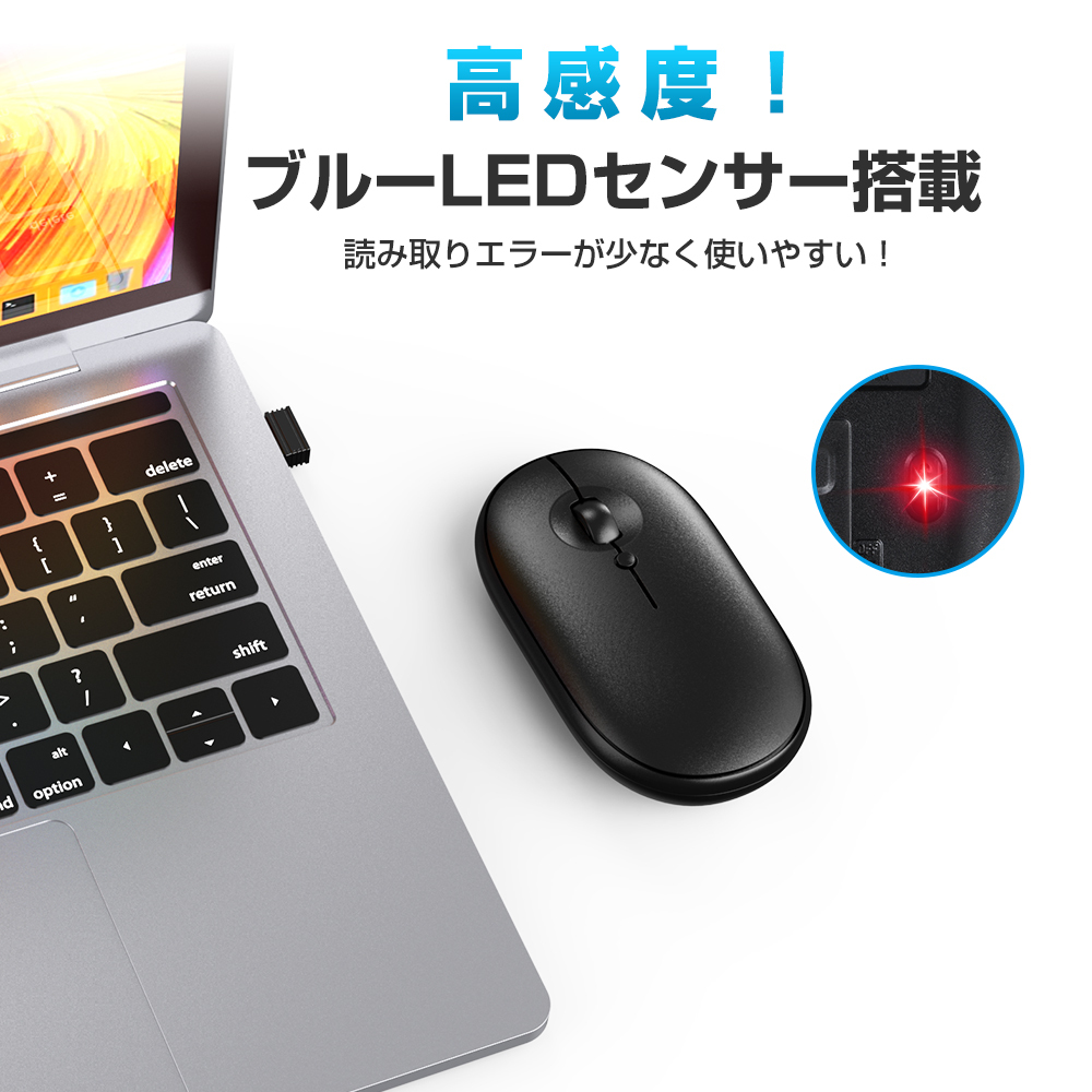  mouse wireless mouse 2024 year newest version wireless super quiet sound battery type super thin type high precision Mac Windows surface Microsoft Pro charge un- necessary 