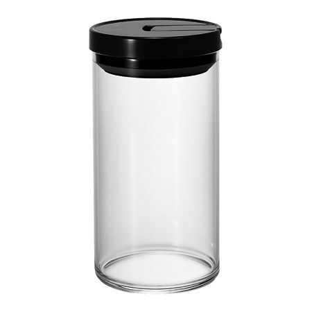 ハリオ 珈琲キャニスター L（ブラック）×1個の商品画像