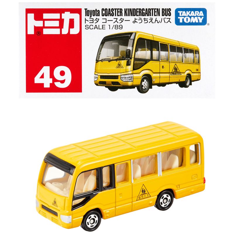  Takara Tommy [ Tomica No.49 Toyota Coaster for ... bus ( box ) ] minicar car toy 3 -years old and more boxed toy safety standard eligibility 