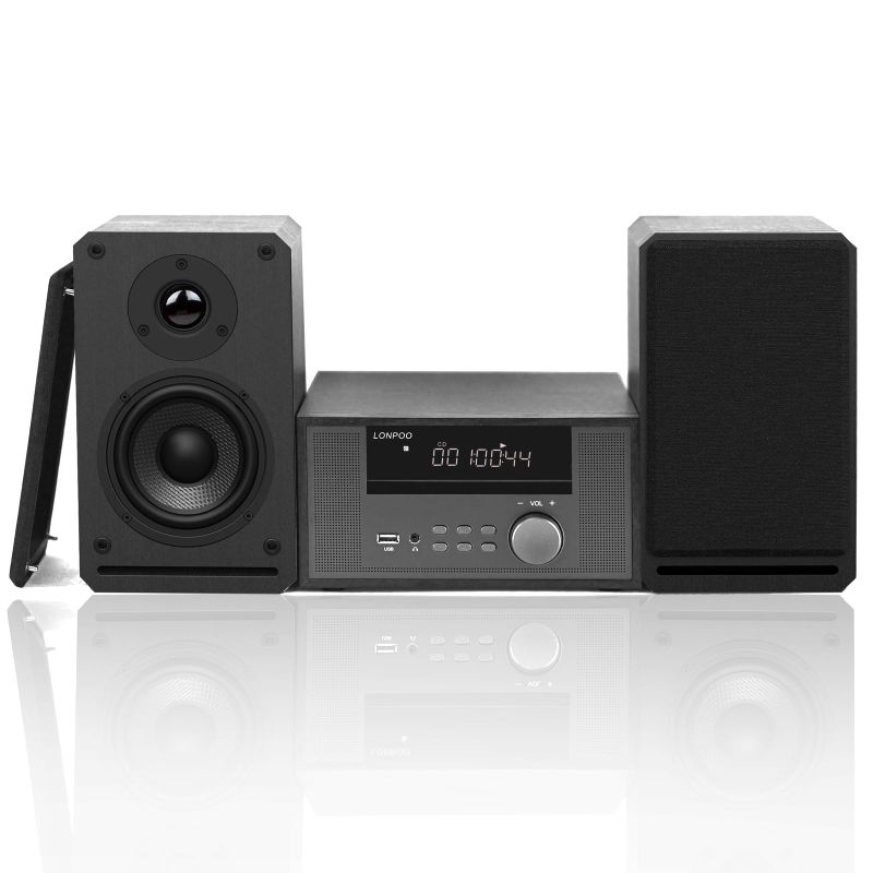 CD player 100W compact component system CD stereo mini component FM radio Bluetooth correspondence speaker USB/A