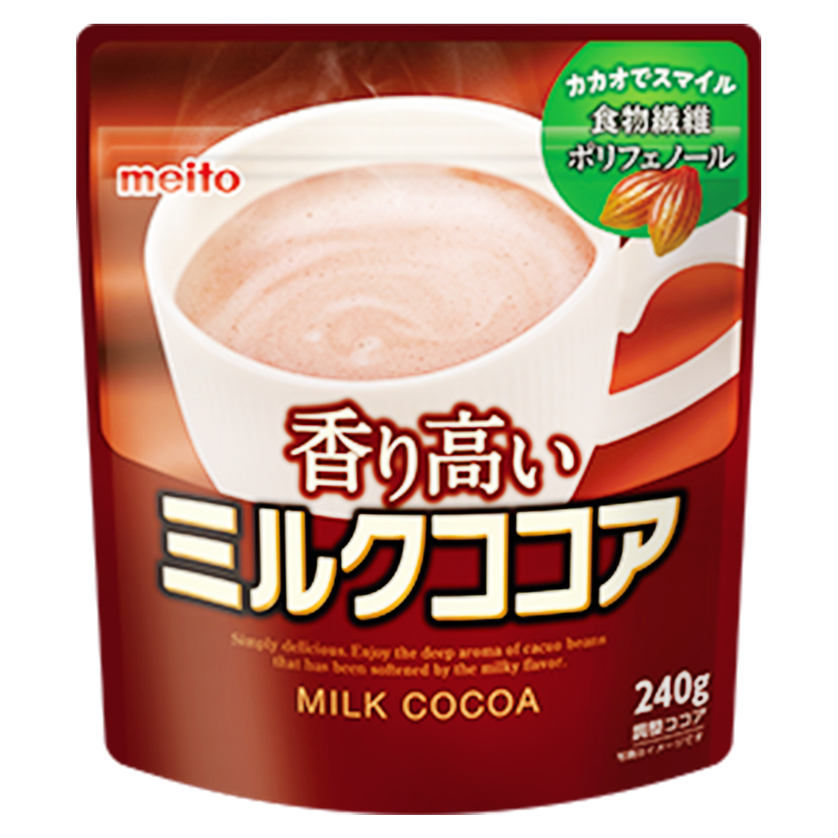 名糖 香り高いミルクココア 240g×1個の商品画像