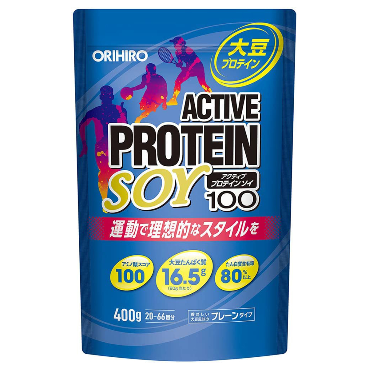 オリヒロ アクティブプロテインソイ100 400g × 1個の商品画像