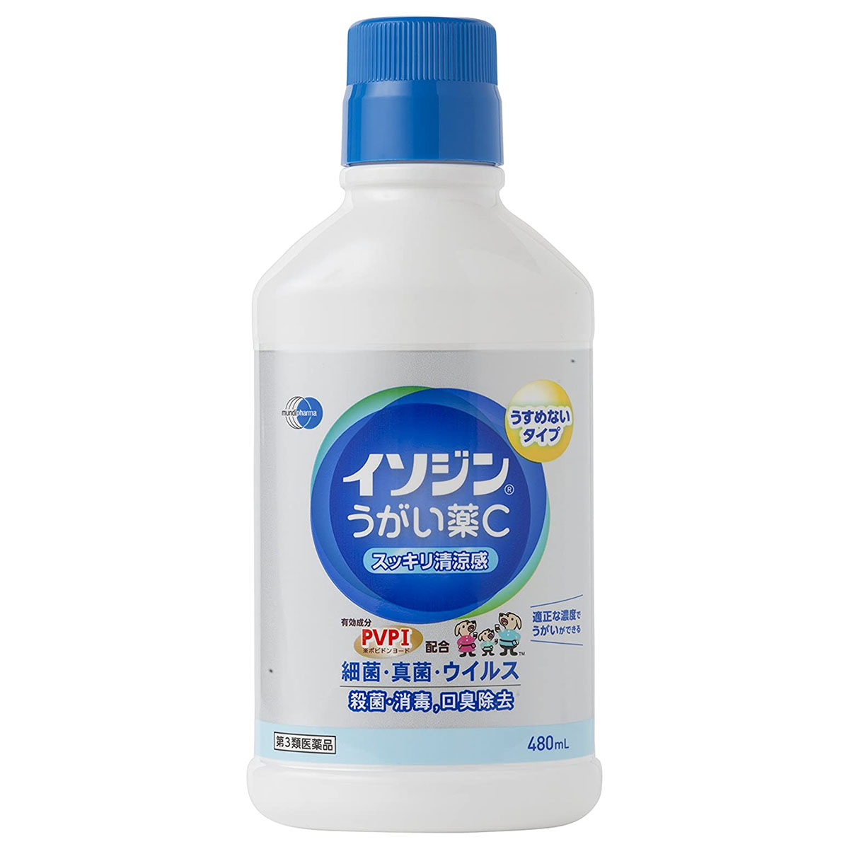 シオノギヘルスケア イソジンうがい薬C 480ml×1個の商品画像