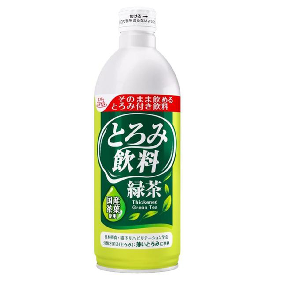 エバースマイル とろみ飲料 緑茶 475g × 1本 ボトル缶 お茶（ソフトドリンク）の商品画像