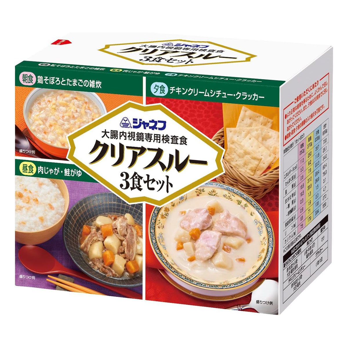 ジャネフ クリアスルー 3食入×1セットの商品画像