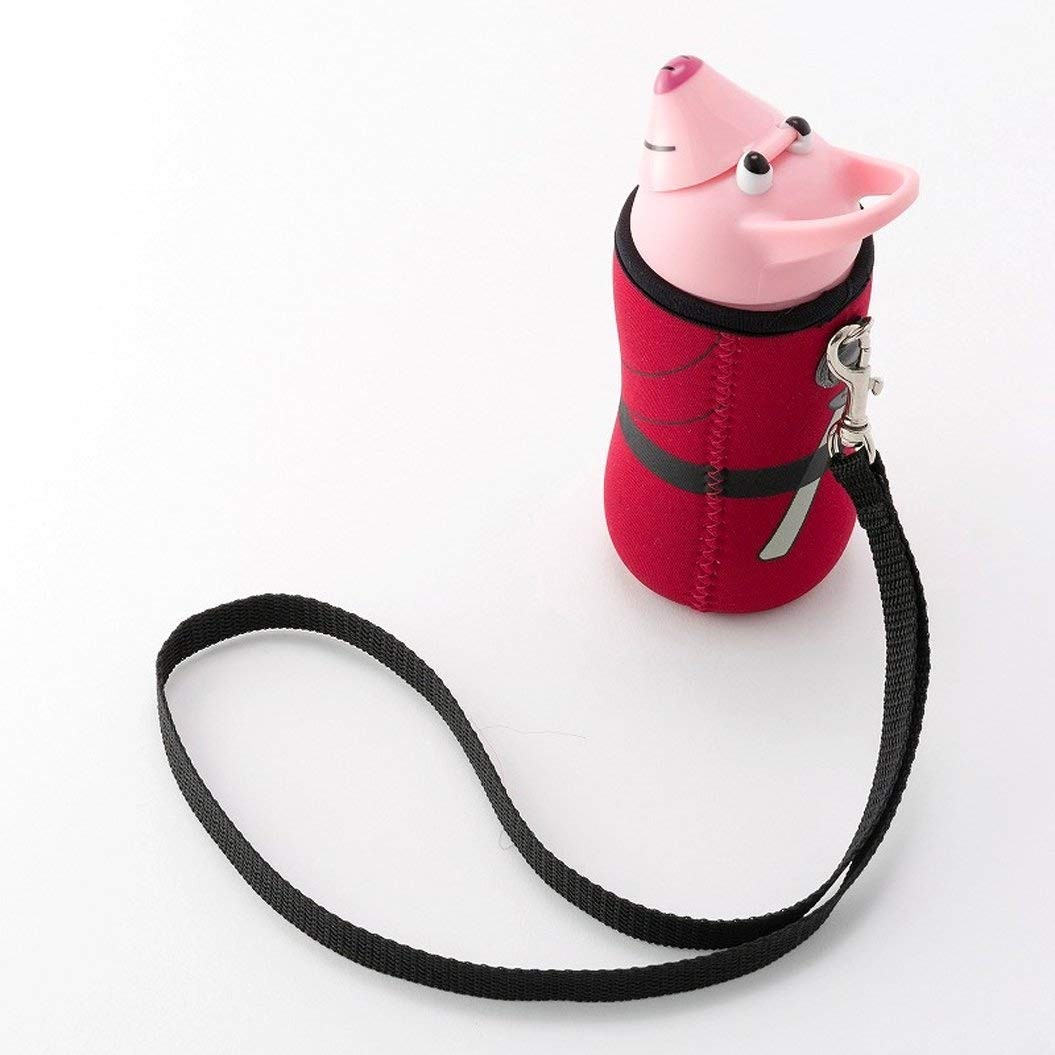 サーモマグ アニマルボトル ニンジャ 0.38L（ピンク） 子ども用水筒の商品画像