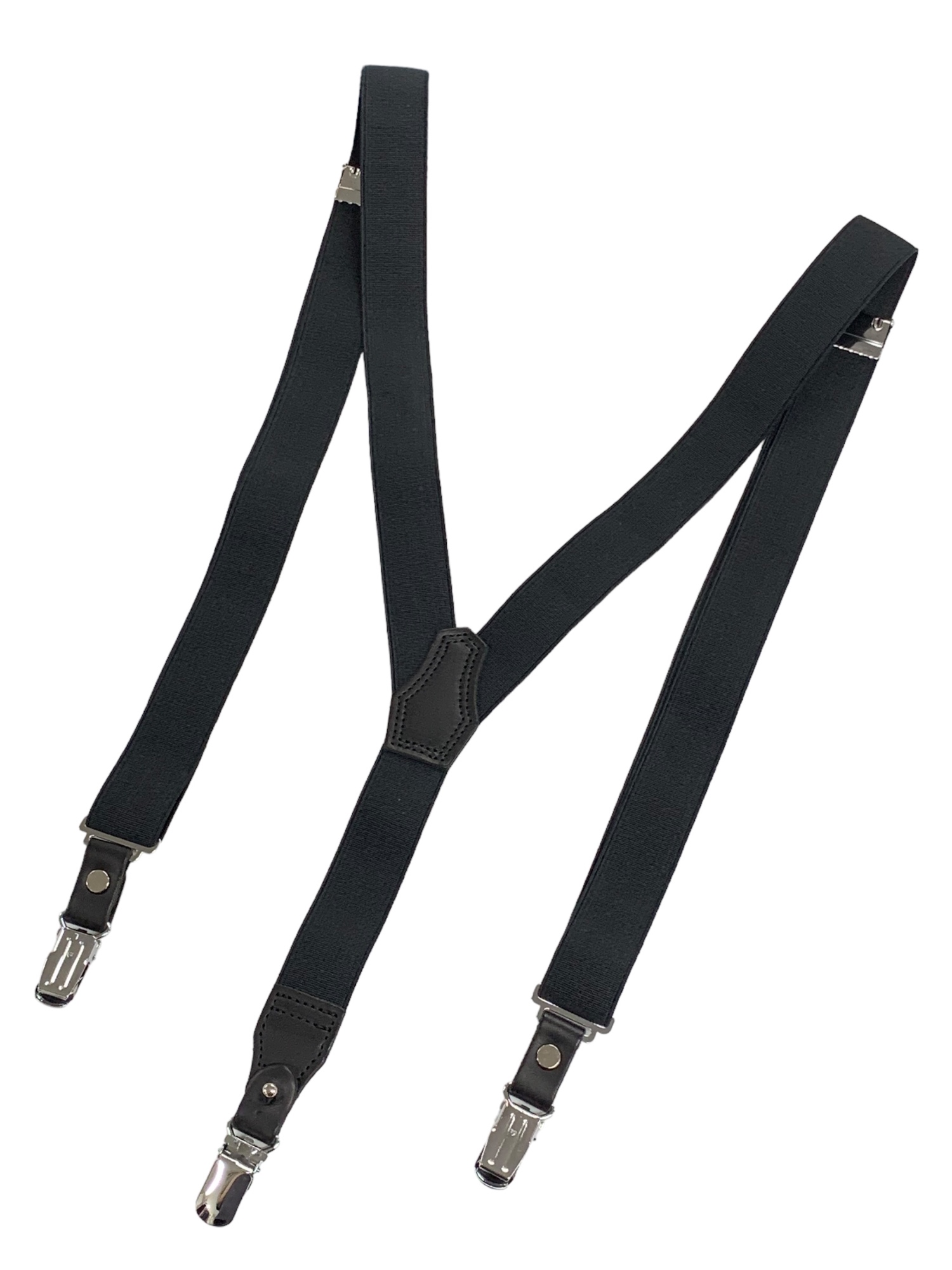  Yohji Yamamoto бассейн Homme 25MM HAKATA RUBBER BASIC SUSPENDERS HA-Q91-291 черный ITKHA029FHS0