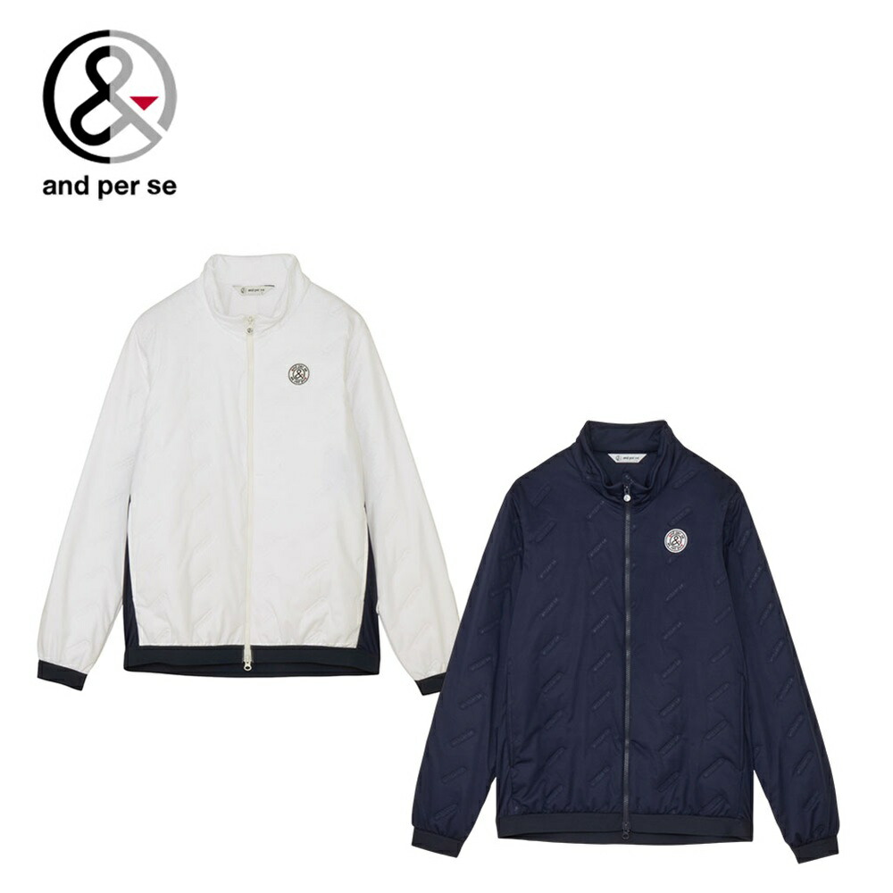 and per se アンパスィ ゴルフ メンズ フード付き 長袖 フルジップ