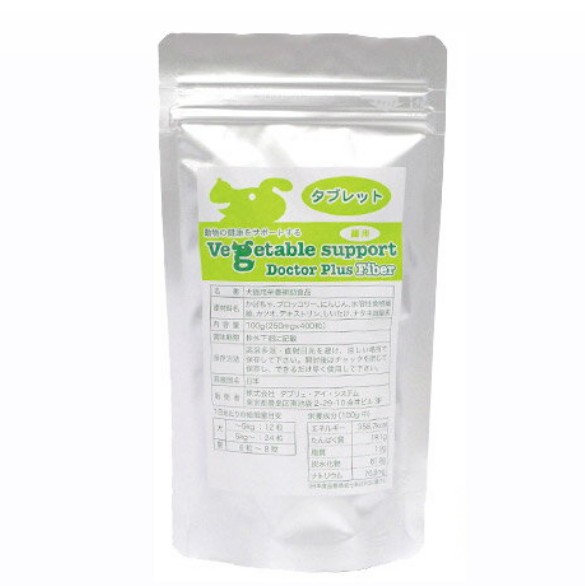 MeniーOne Meni-One ベジタブルサポート ドクタープラス ファイバー（腸用）タブレットタイプ 400粒×1個 Vegetable Support Doctor Plus 犬用サプリメントの商品画像