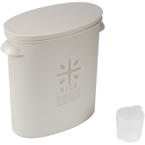 ベストコ 袋のまま米びつ 5kg（ワームグレー）の商品画像
