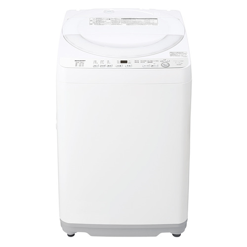 SHARP 穴なし槽シリーズ 全自動洗濯機 ES-GE6K-W （ホワイト系） 洗濯