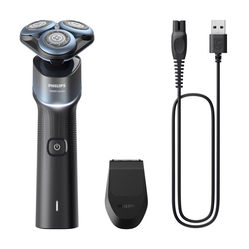 Philips Shaver 5000X series ウェット＆ドライ電気シェーバー X5006/05 （アクアブルー/ブラック） メンズシェーバー本体の商品画像