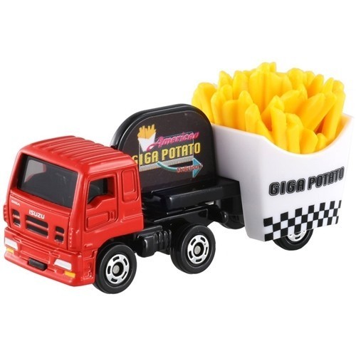 タカラトミー No.55 いすゞ ギガ フライドポテトカー （BP） （ノンスケール トミカ 824633） トミカ おもちゃのミニカーの商品画像