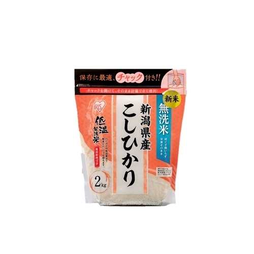 IRIS OHYAMA アイリスフーズ 新潟県産 こしひかり 低温製法米 【無洗米】2kg×1袋 うるち米、玄米の商品画像