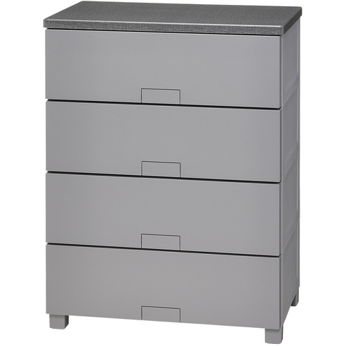 フィッツチェスト フルフラット 6504 4段（グレー）の商品画像