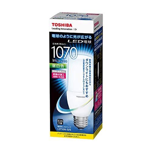 TOSHIBA LED電球 LDT10N-G/S （昼白色） 東芝ライテック LED電球、LED蛍光灯の商品画像