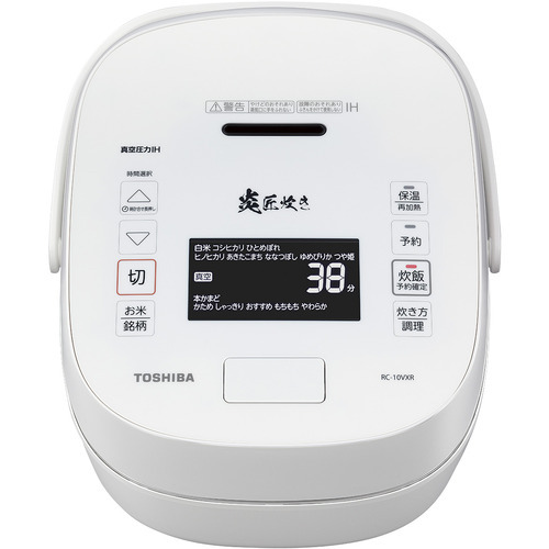 定番の中古商品 炊飯器 RC-10VXJ(R) ⭐︎期間限定お値下げ⭐︎TOSHIBA - 炊飯器