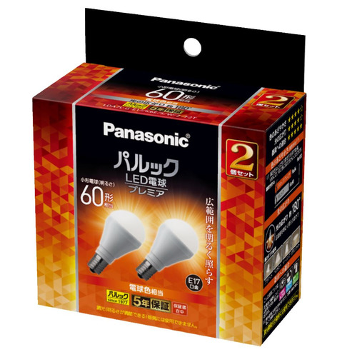 【2個】パルック LED電球 プレミア LDA7LGE17K6ESW2F2T （電球色相当） ×1セットの商品画像