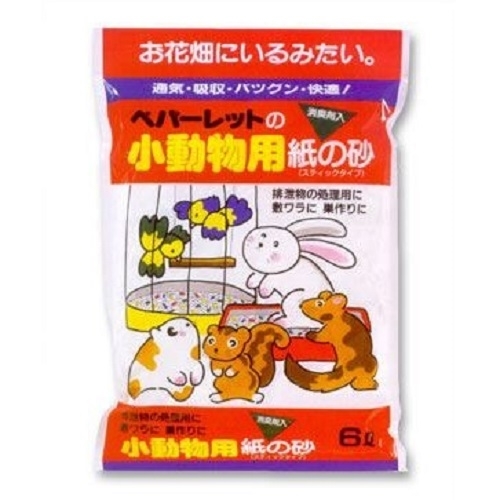 ペパーレットの小動物用 紙の砂 6Lの商品画像