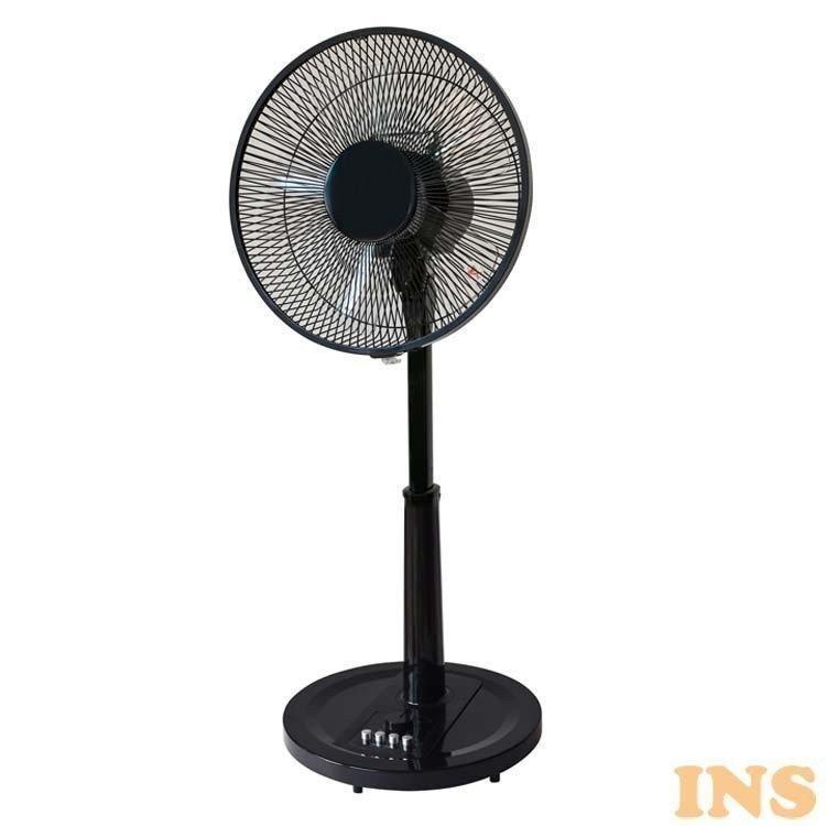 TEKNOS 30cmリビングメカ扇風機 KI-1743（K） ブラック 扇風機本体の商品画像