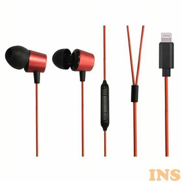 VERTEX STYLE apple ライセンス商品 ライトニングイヤホン VTH-AP02 RD