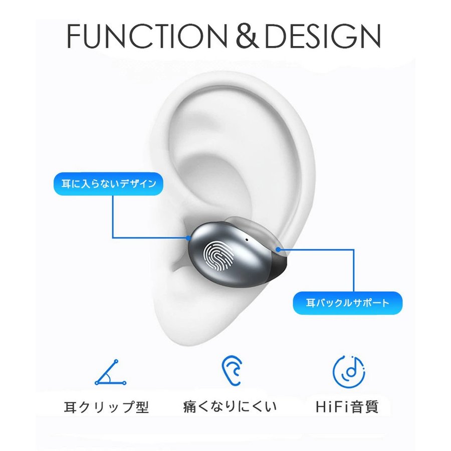  беспроводной слуховай аппарат ... слуховай аппарат стиль bluetooth5.3 iPhone Android японский язык звук уголок зажим type звук утечка предотвратить обе уголок одна сторона уголок уголок ..6 месяцев гарантия спорт слуховай аппарат 
