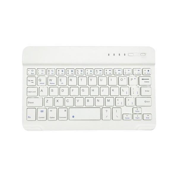 беспроводная клавиатура белый Bluetooth тонкий тонкий тихий звук заряжающийся Pantah graph iPad iOS Android Windows смартфон Mac ((S