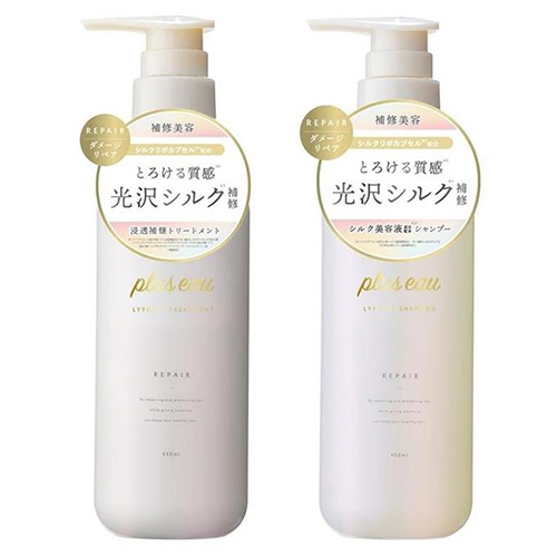 プリュスオー シャンプー リポア＆トリートメント セット（450ml＋450ml）×1個の商品画像