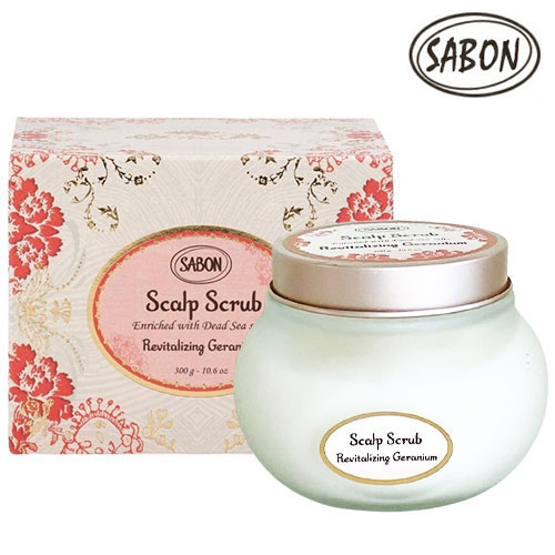 サボン ヘッドスクラブ リプレニッシング（ゼラニウム）300gの商品画像