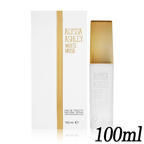 ALYSSA ASHLEY アリサアシュレイ ホワイトムスク オードトワレ 100ml 女性用香水、フレグランスの商品画像