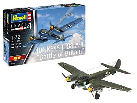 レベル ドイツ ユンカース Ju88A-1 バトル オブ ブリテン （1/72スケール 04972） ミリタリー模型の商品画像