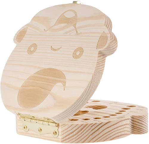 YFFSFDC. tooth case wooden . tooth inserting . tooth box Japanese edition man / girl baby toe s child tooth storage . celebration of a birth birthday The Seven-Five-Three Festival souvenir growth record ( man )