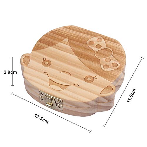 YFFSFDC. tooth case . tooth inserting . tooth box wooden Japanese edition man / girl baby toe s child tooth storage . celebration of a birth birthday The Seven-Five-Three Festival souvenir growth record woman 