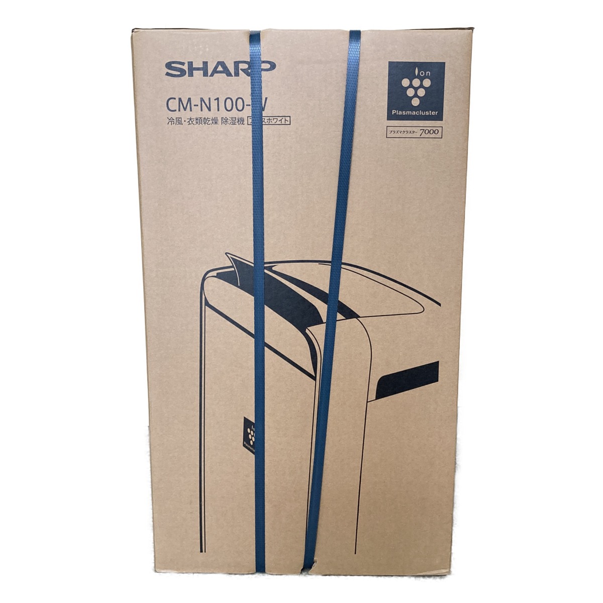 SHARP シャープ プラズマクラスター7000 冷風・衣類乾燥除湿機 アイスホワイト CM-N100-W プラズマクラスター 除湿機の商品画像