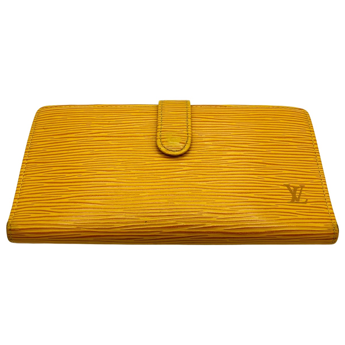 LOUIS VUITTON ルイヴィトン エピ がま口 二つ折り長財布 イエロー