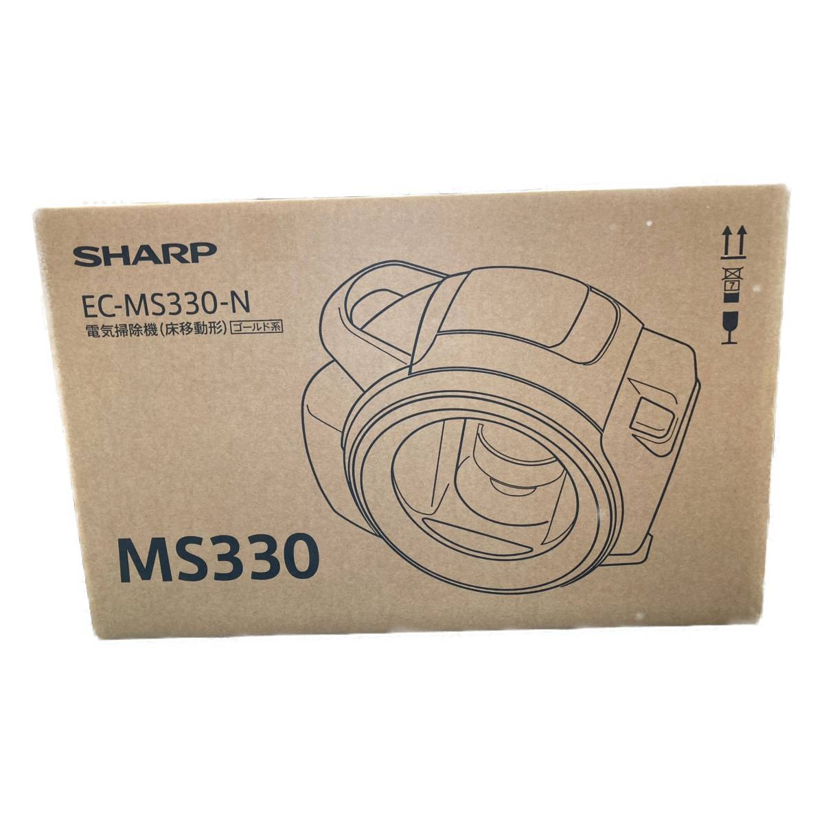 SHARP　EC-MS330-N　ゴールド Amazon | シャープ 掃除機 EC-MS330-N サイクロン方式 キャニスター