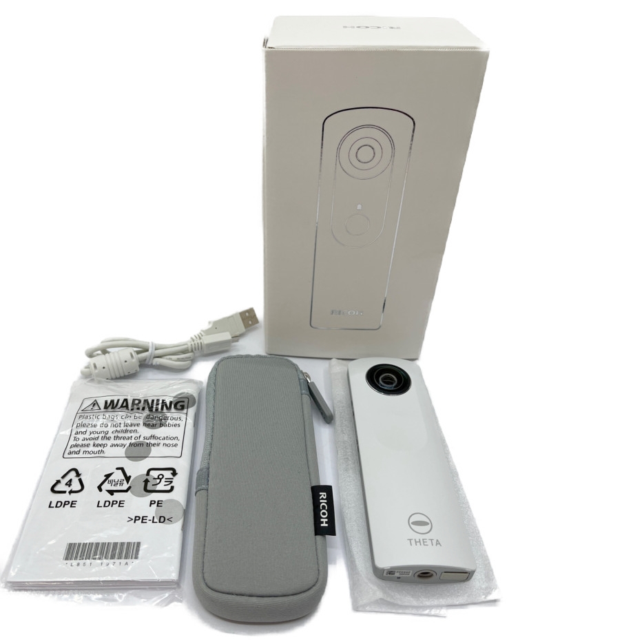 リコー シータ RICOH THETA m15（ホワイト） コンパクトデジタル