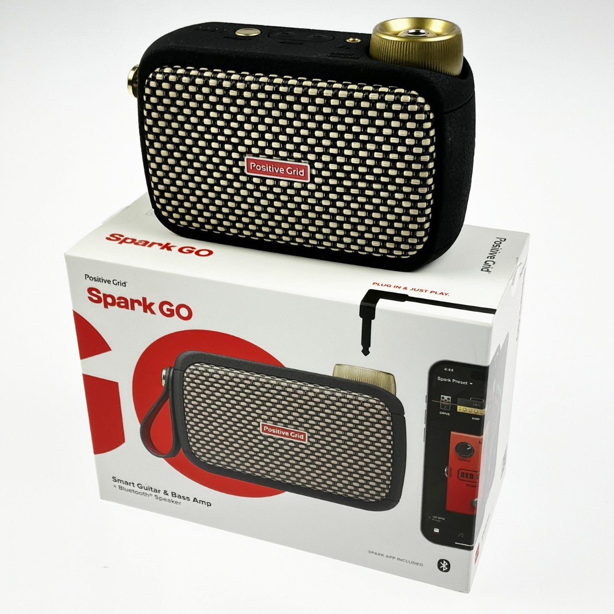 Positive Grid Spark GO 小型ギターアンプ Positive Grid Spark GO（ブラック） ギター用アンプ本体 - 最安値