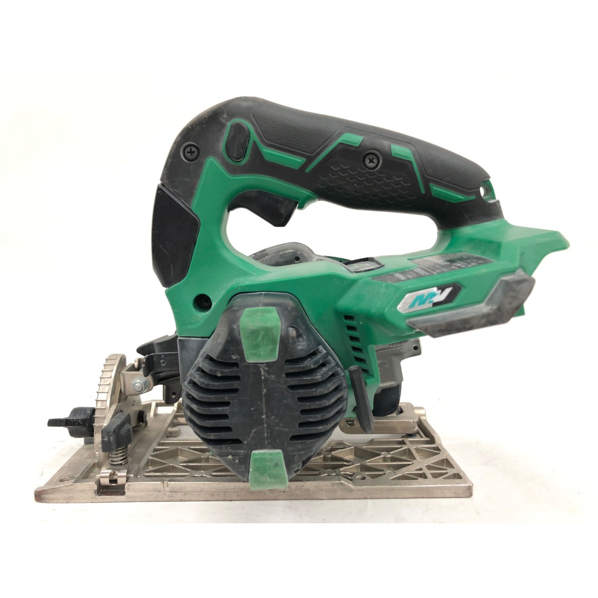 VV HiKOKI high ko-ki power tool 36V rechargeable 125mm cordless circular saw rechargeable battery less body only C3605DA green a little scratch . dirt equipped 