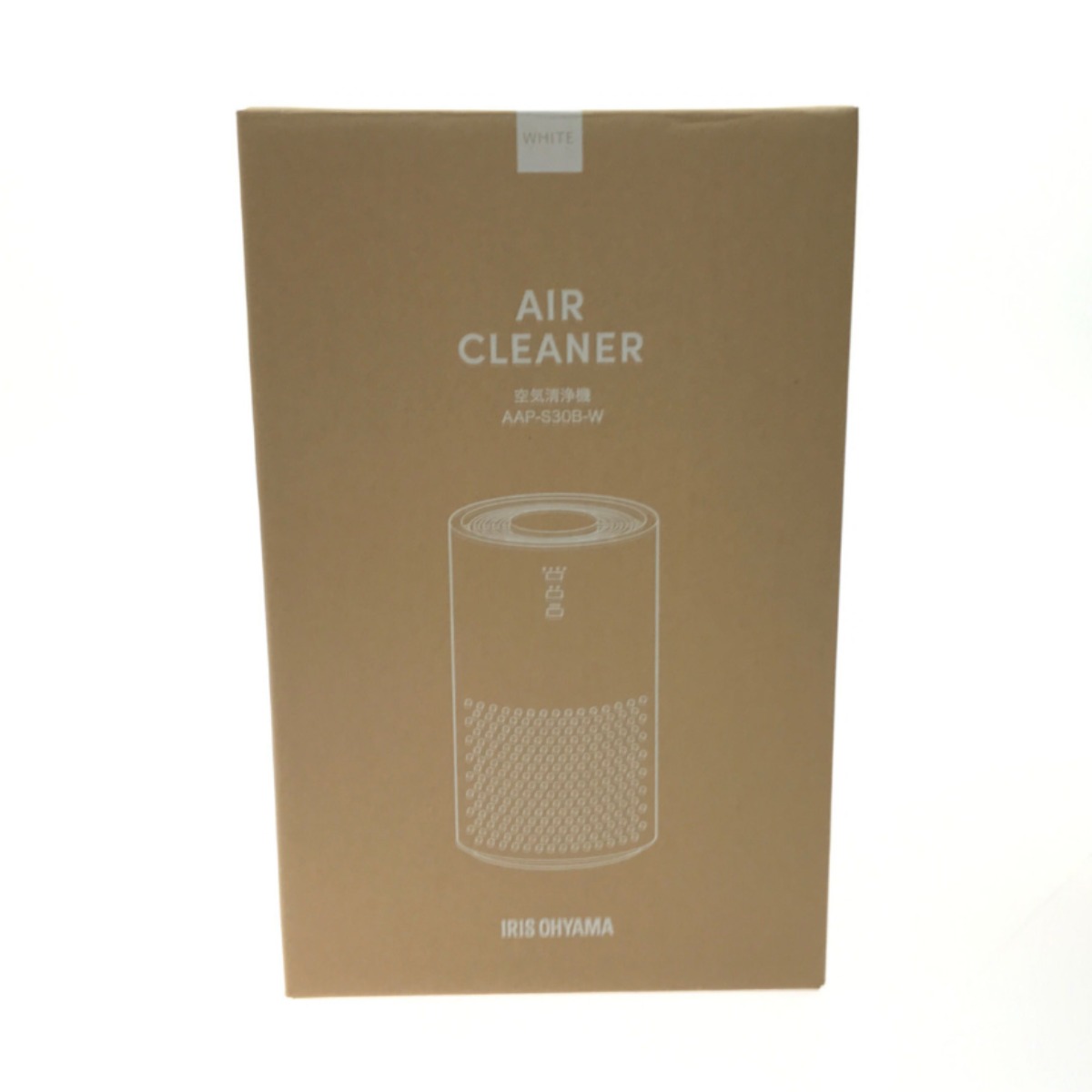 IRIS OHYAMA 空気清浄機 16畳 AAP-S30B-W ホワイト 空気清浄機本体