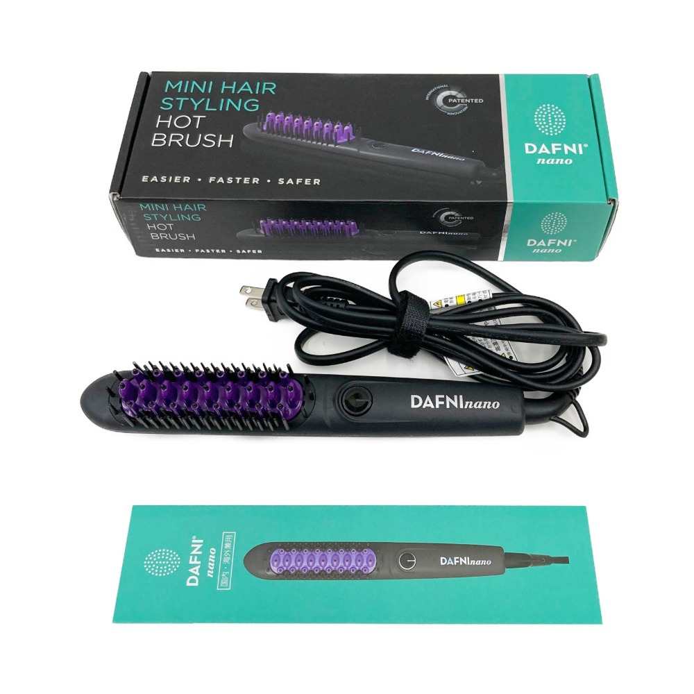 DAFNI DAFNI nano スタイリングヒートブラシ（パープル） ヘアアイロンの商品画像