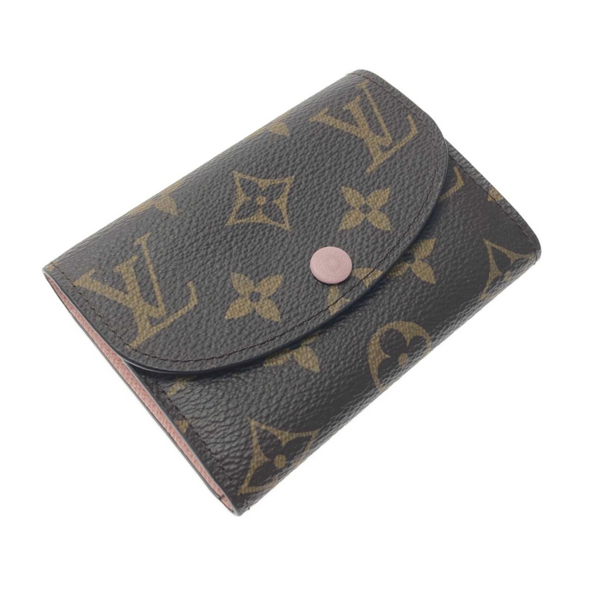 LOUIS VUITTON モノグラム ポルトモネ・ロザリ M62361 （ローズバレリーヌ） レディース二つ折り財布の商品画像