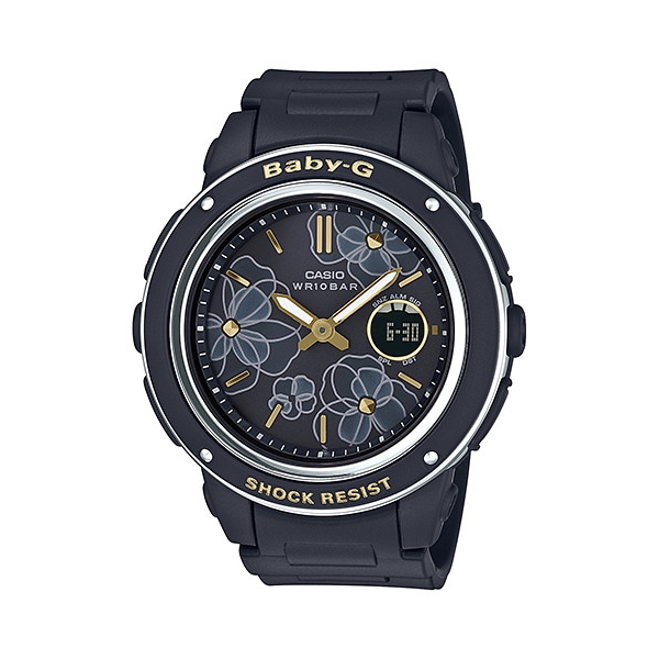 CASIO BABY-G Floral Dial Series BGA-150FL-1AJF （ブラック