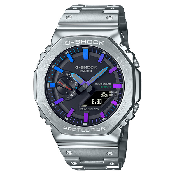 G-SHOCK FULL METAL 2100 Series GM-B2100PC-1AJF（シルバー） メンズウォッチの商品画像