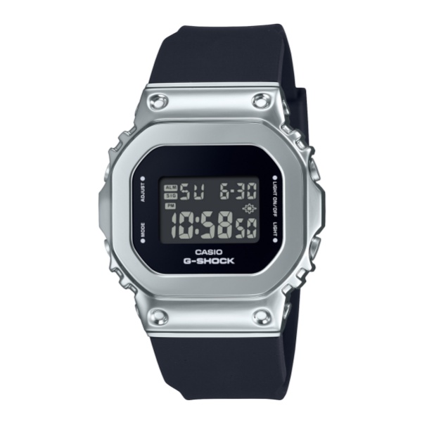 【美品】G-SHOCK GM-S5600　シルバー G-SHOCK】 FINE METALLIC SERIES / GM-5600YM-8JF （シルバー×ブラック