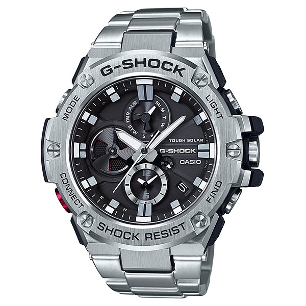 カシオ G-SHOCK G-STEEL Bluetooth搭載タフネスクロノグラフ GST-B100D