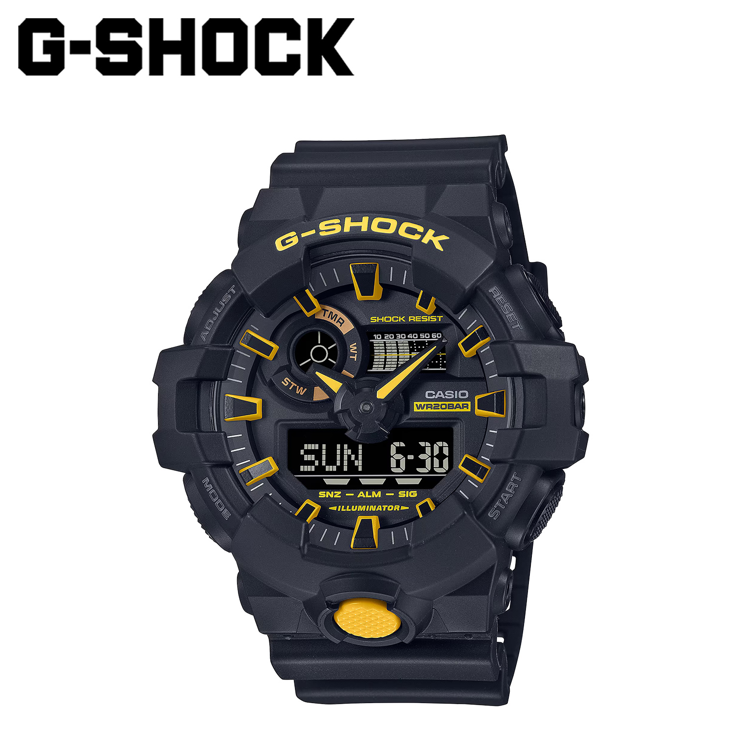 CASIO G-SHOCK Caution Yellowシリーズ GA-B2100CY-1AJF G-SHOCK