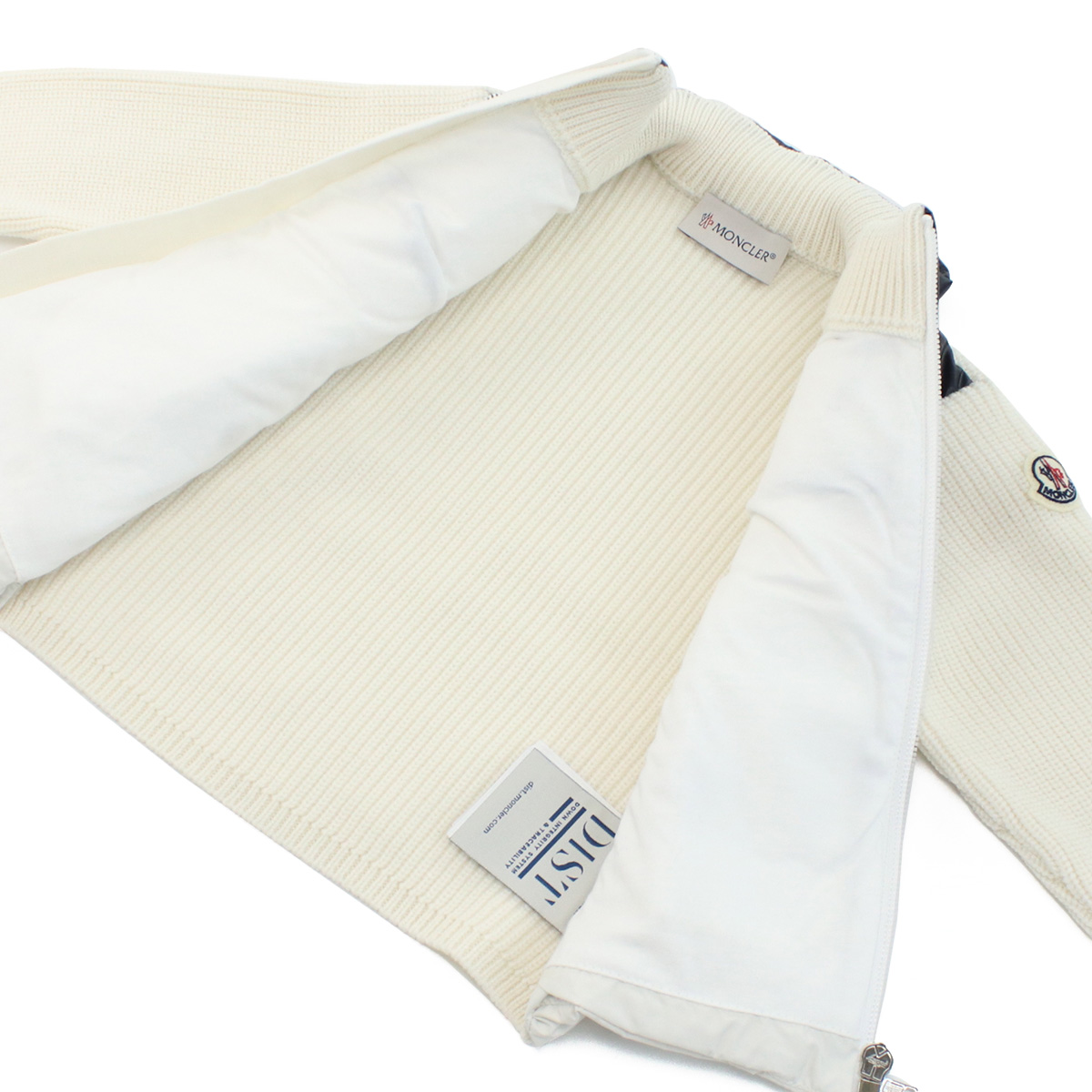  Moncler MONCLER baby жакет бренд 9B00004 GARDIGAN TRICOT M1131 P07 оттенок белого kb-01 outer-01 kb-out