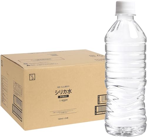 by Amazon кварцевый вода этикетка отсутствует 500ml×24шт.@ кварцевый 75mg/L. иметь 